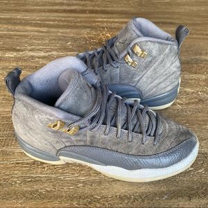 Nike Air Jordan 12 XII Retro Dark Grey Wolf Women's Size 5.5